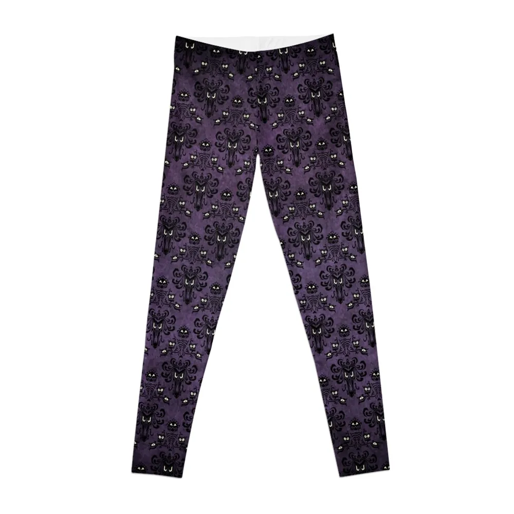 

Haunted Mansion Wallpaper Leggings sports for sporty woman push up push up legging active wear Womens Leggings