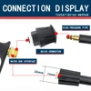 High Pressure Washer Gun Cleaning Hose Connector For Karcher k2K5k7/Nilfisk/Parkside/Bosch Quick connector high pressure water 5