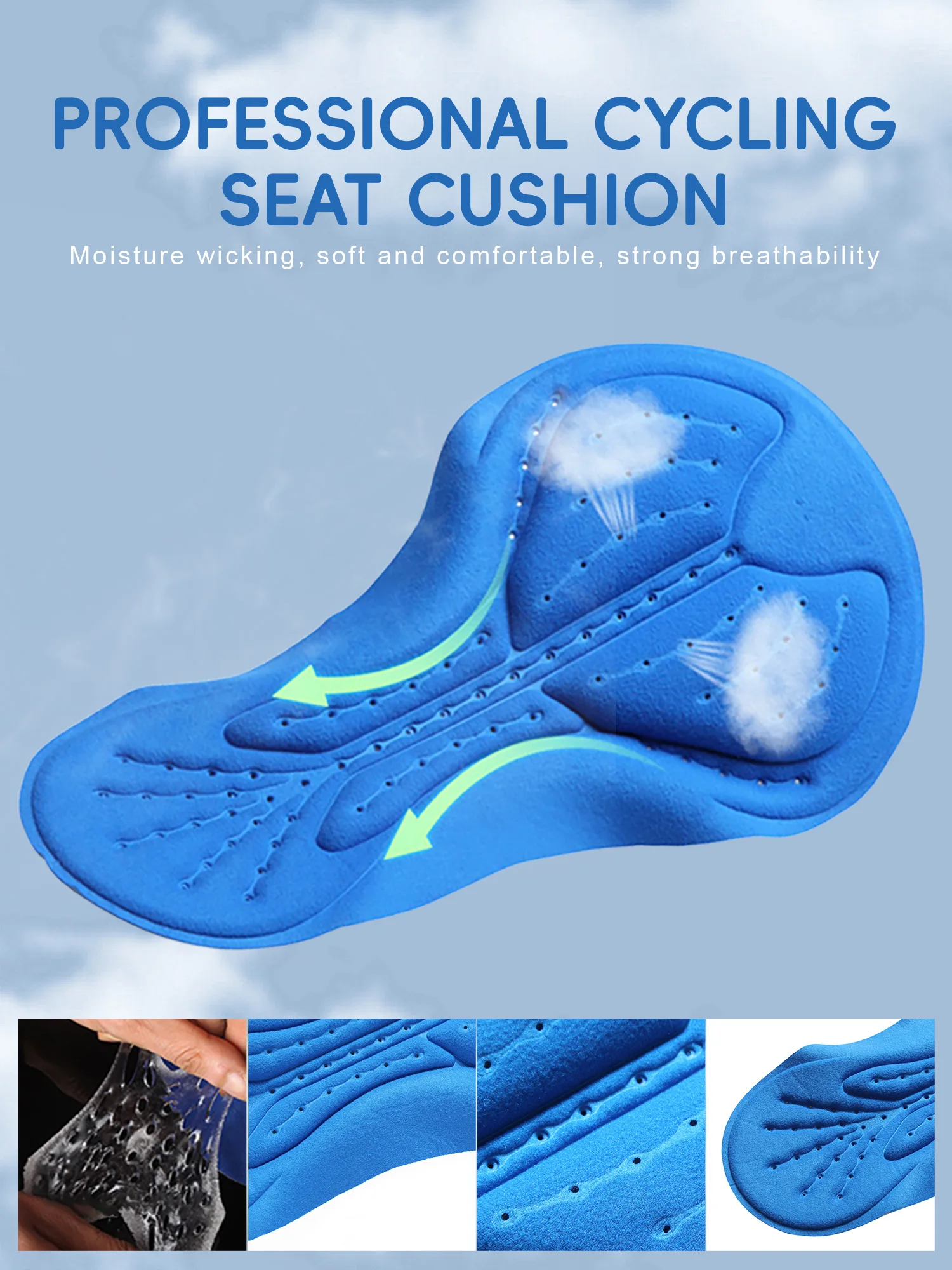 Men's Cycling Pants With Thick Silicone Seat Cushion And Quick Drying Mountain Bike Riding Pants cycling pants