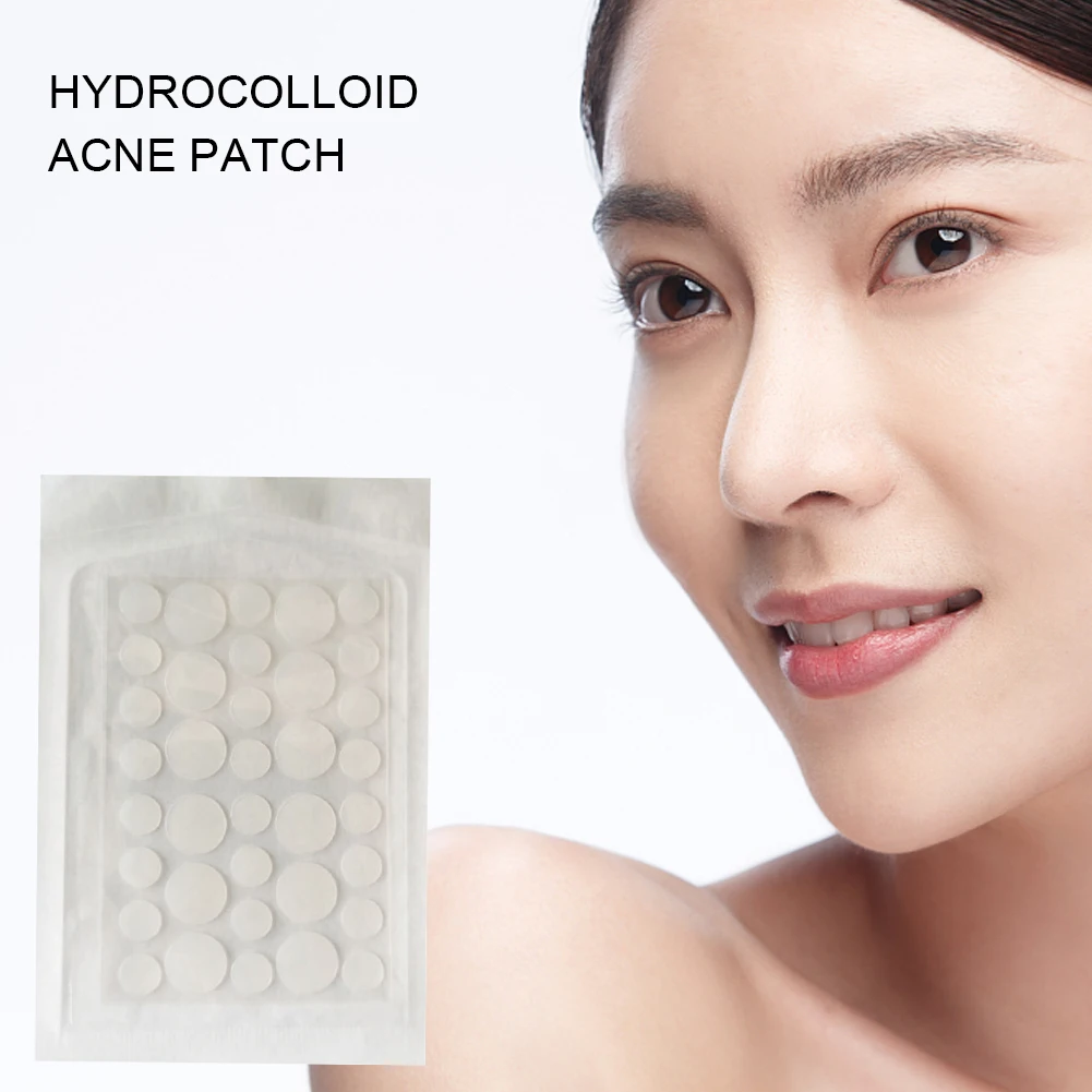 Face Acne Patch Hydrocolloid Acne Healing Sticker Waterproof for Men Women Face Zit Blemish Spot