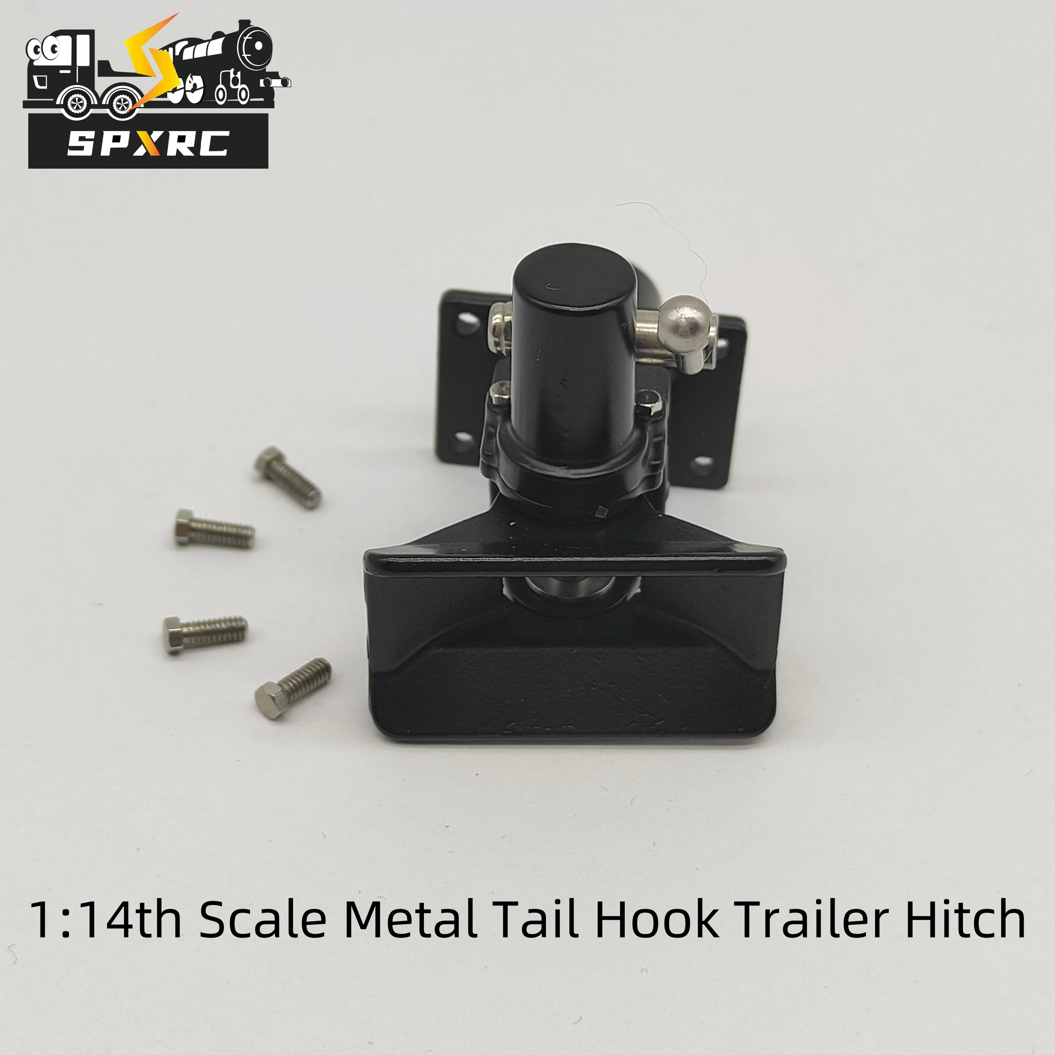 

1:14th Scale Metal Tail Hook Trailer Hitch for KABOLITE K3363 Tamiya RC Dump Truck SCANIA R620 VOLVO Arocs MAN Car Accessories