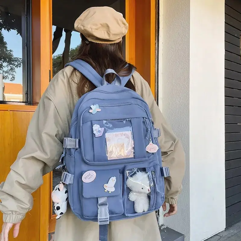 Girl's Large-Capacity Student Backpack