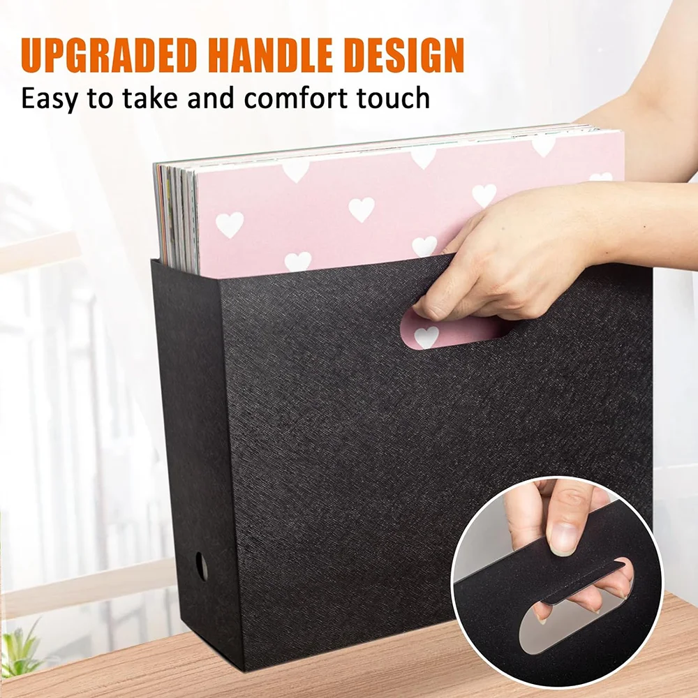 JESJELIU Document File Storage Box Folding Desktop Organizer Multi-functional Books Plastic Sorting Storage Rack Office Supplies 5