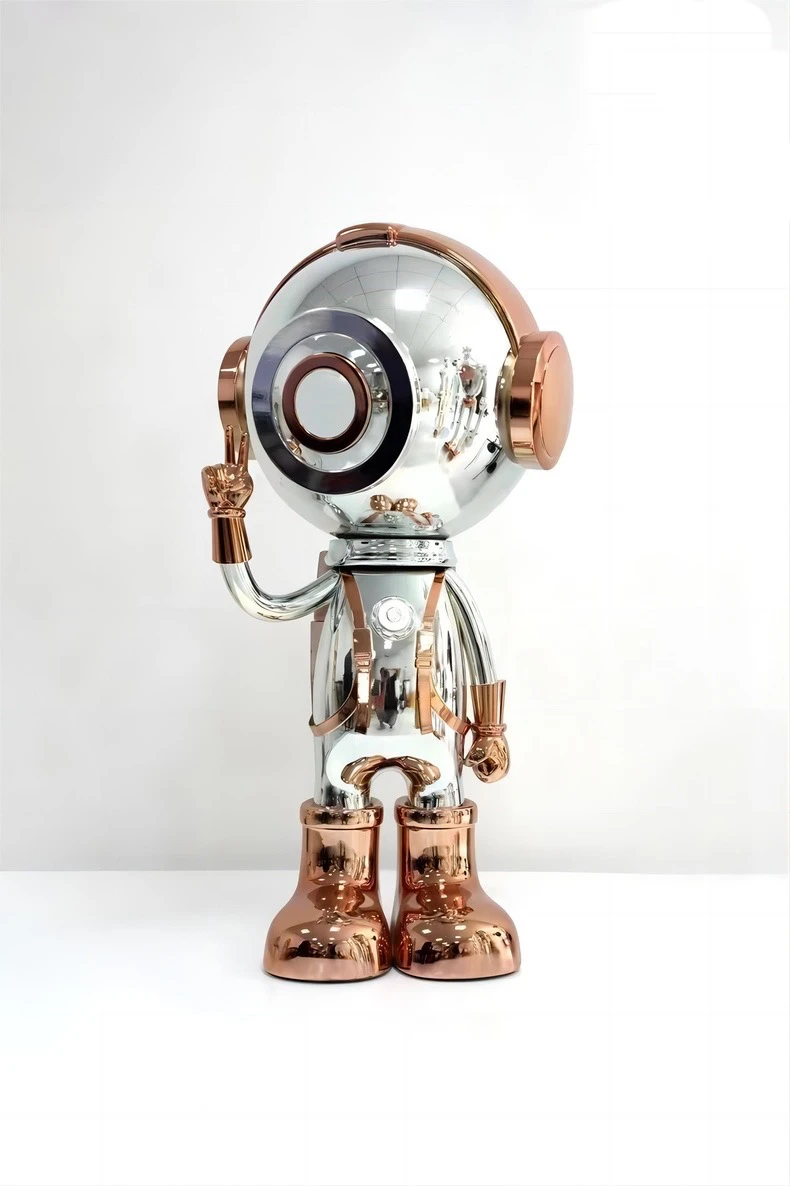 

Cartoon Space Cat Floor Big Decorations Living Room Creative Figure Sculpture Decoration