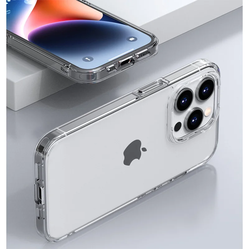 강력한 자기 Magsafe 하이브리드 하드 커버 케이스 iPhone 16 15 14 13 12 11 Pro XS Max X XR SE 2022 2020 8 Plus Clear Soft Shell