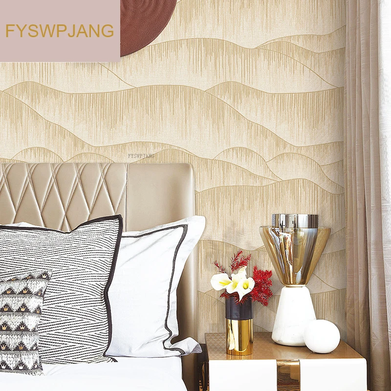 Thickened Non-Woven Wallpaper Bedside Wall Covering Chinese Gilt Sofa Film And Television Wall Home Decoration 3D Wall Stickers