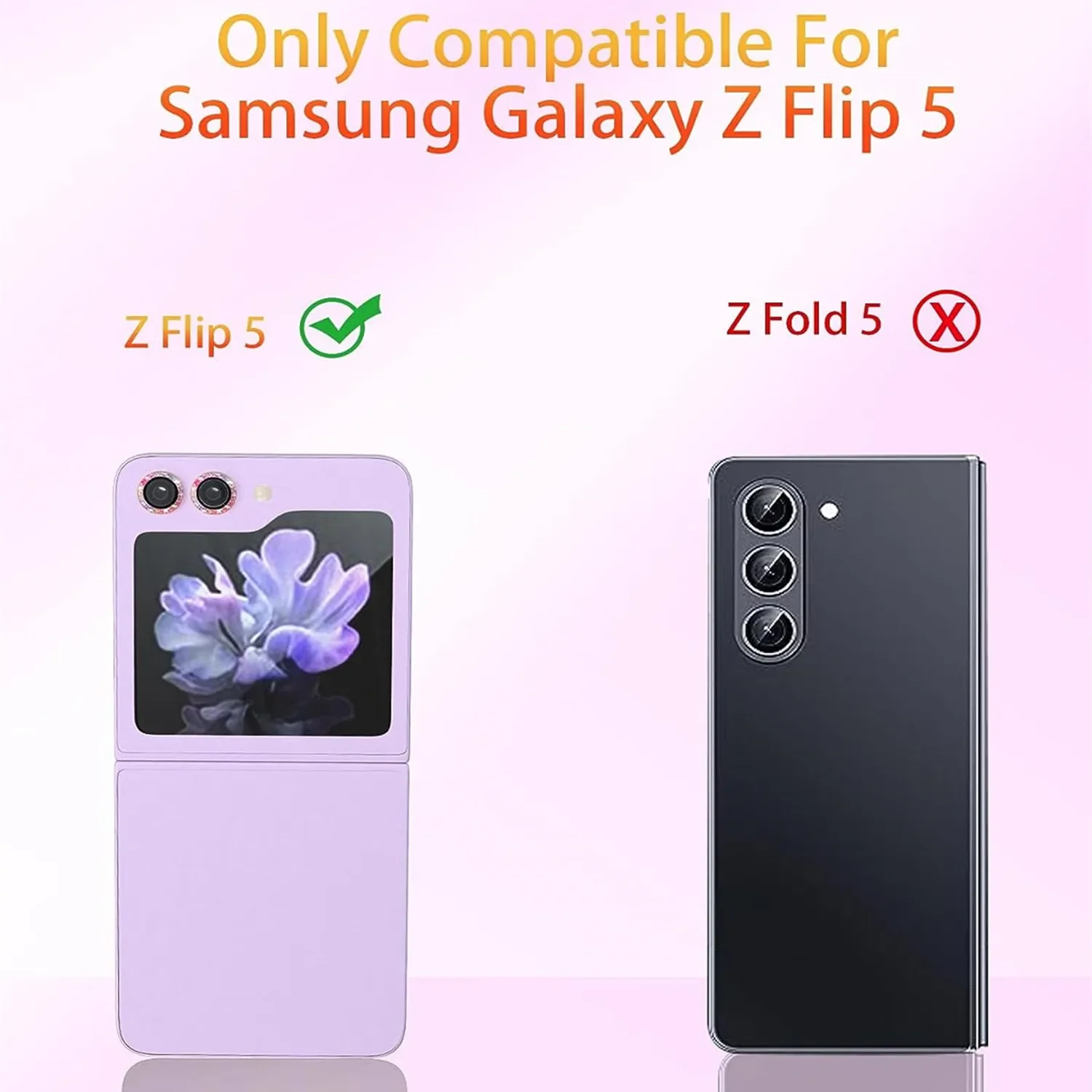 Glitter Diamond Alloy Camera Lens Protector with HD Glass