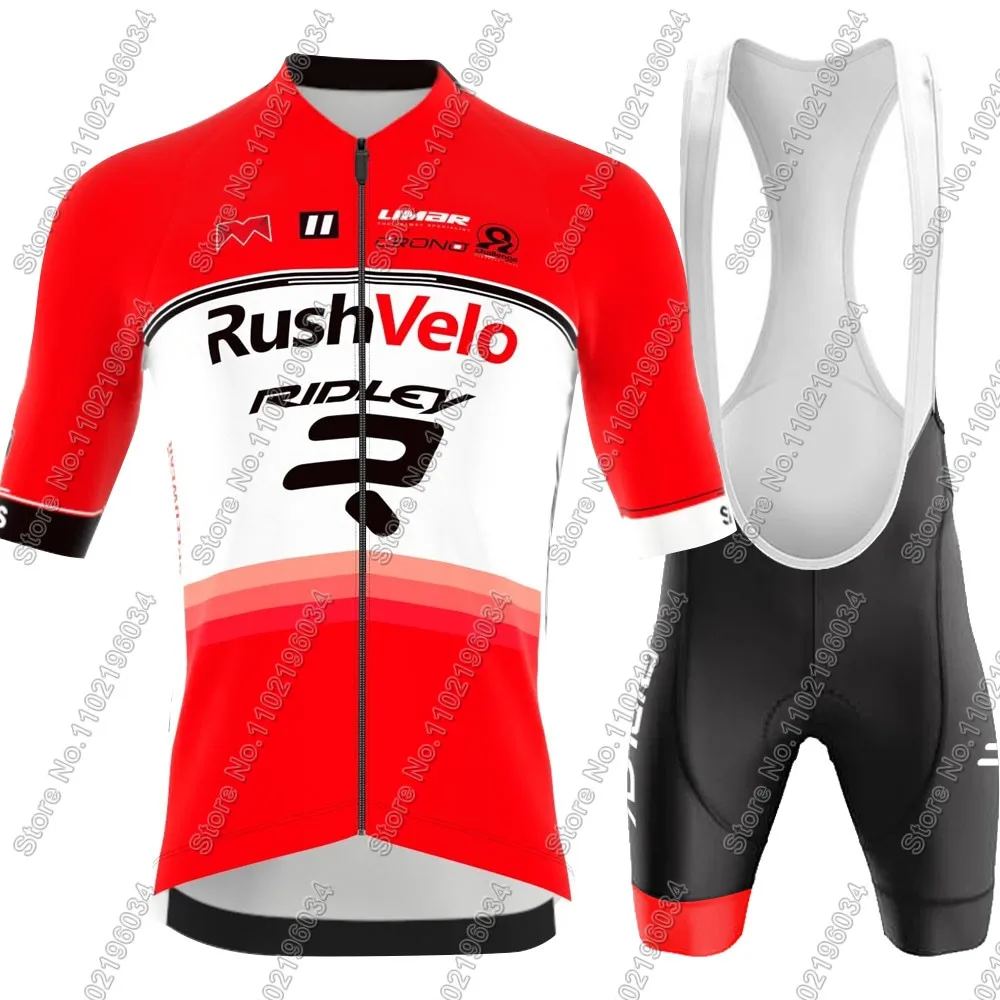 Retro team 2024 Ridley Cycling Jersey Set Summer Bicycle Men New Zealand Clothing Road Bike Shirts Suit Bicycle Bib Shorts MTB 3