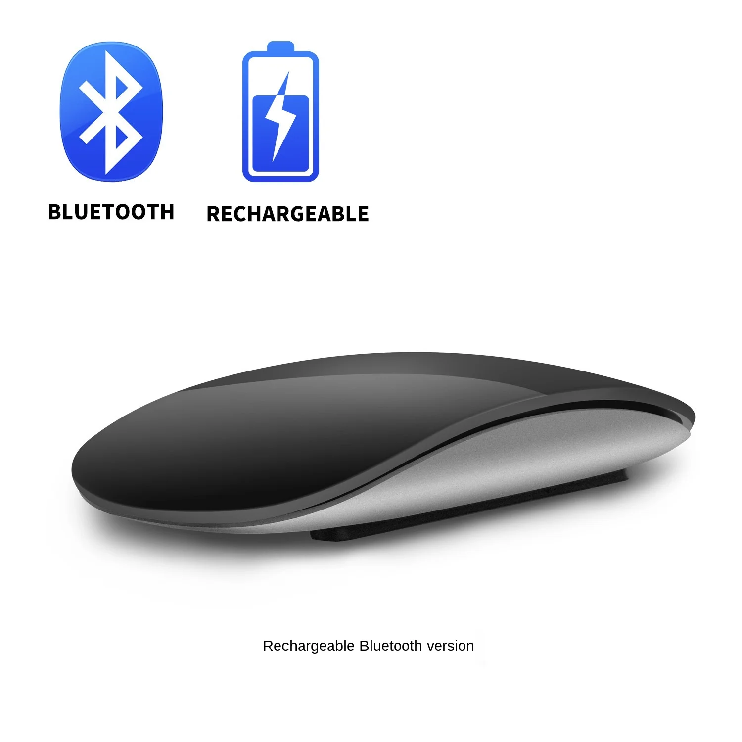 Bluetooth Compatibility Wireless Mouse Mute Rechargeable Magic Laser Computer Mouse Ergonomic Mice For Macbook iPad Office Home computer mouse Mice