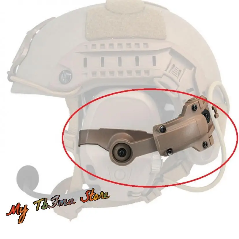FMA Amp Tactical Noise Reduction Ear Helmet Connected Guide Rail Connecting Bridge Connector TB1372-B