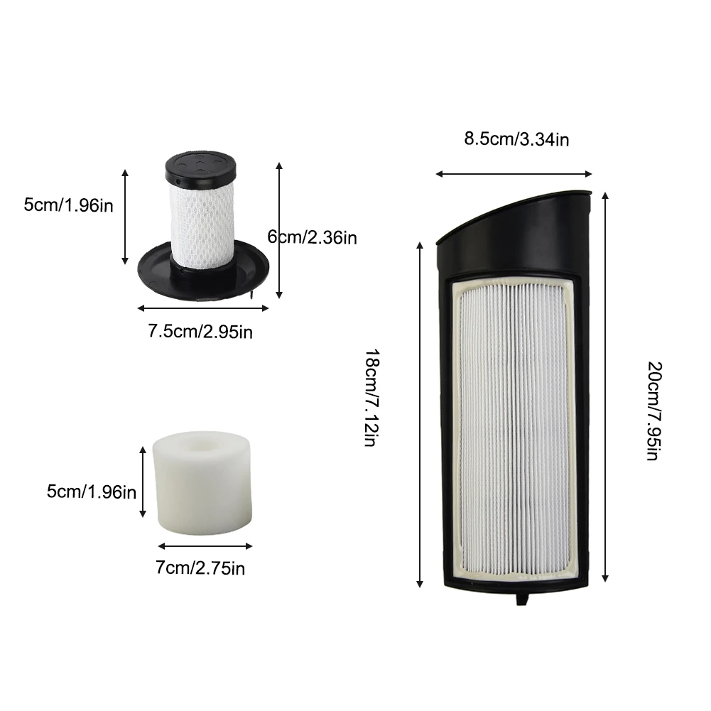 

1 Set Filter Vacuum Parts Cordless Vacuum Cleaners Filter Solid And Durable For Shark Vertex Pro Powered Lift-Away