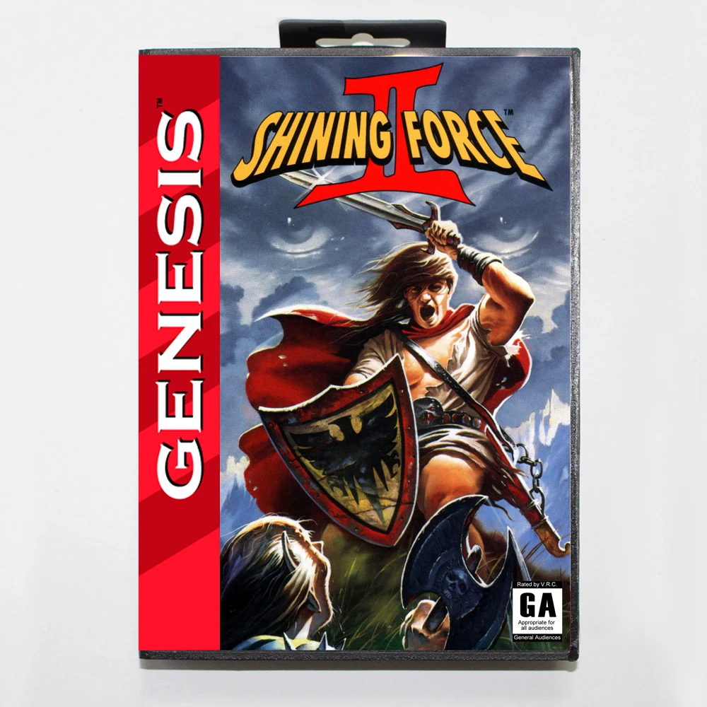 Cartuccia Di Gioco Shining Force 2 Md Con Scatola Usa Per Sistema Sega Megadrive Genesis A 16 Bit