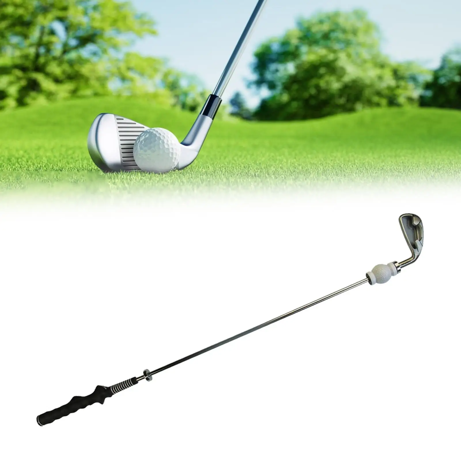 

Golf Swing Trainer Adult Women Men Correct Grip Posture Beginners Golf Practice Stick for Balance Speed Tempo Rhythm Flexibility