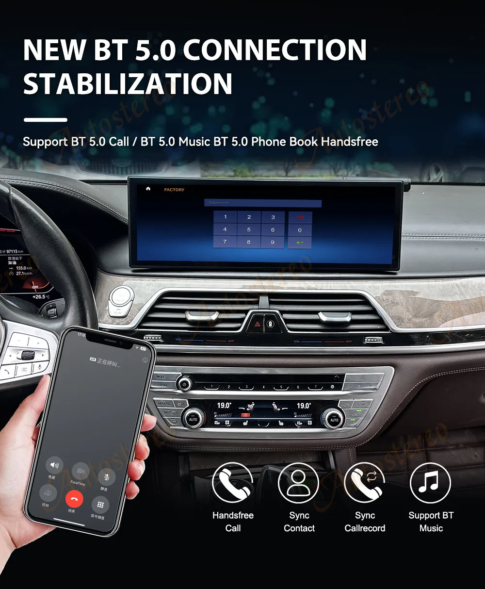 Carplay 14.9 Inch Android 14 For BMW 7 G11 G12 2016 2017 2018 Car Multimedia Pla