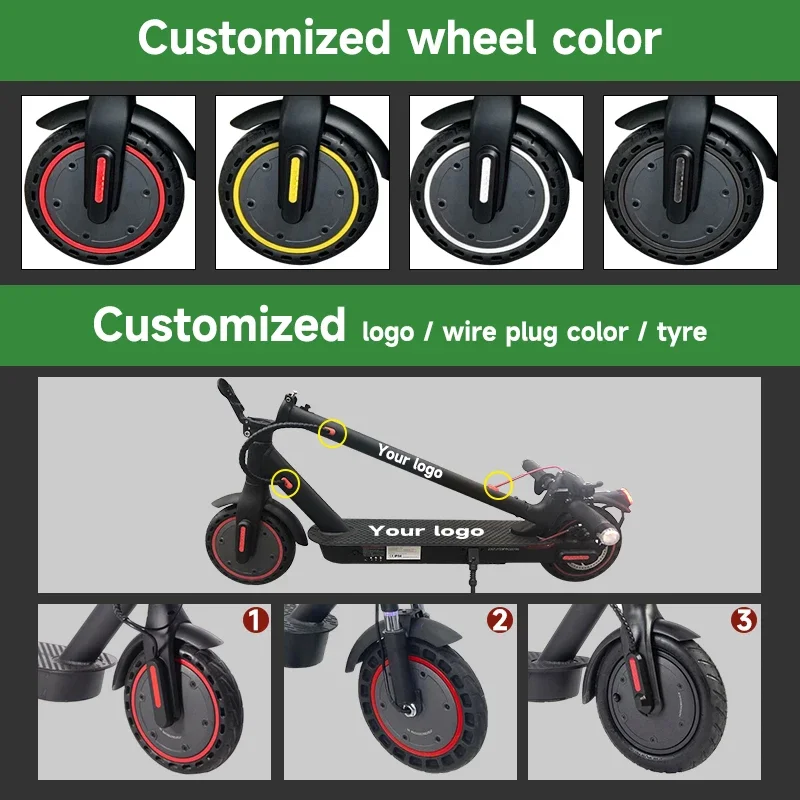 36V 8.5 Inch Similar Xaomi E9PRO Fast Folding E Electric Scooters For Adults