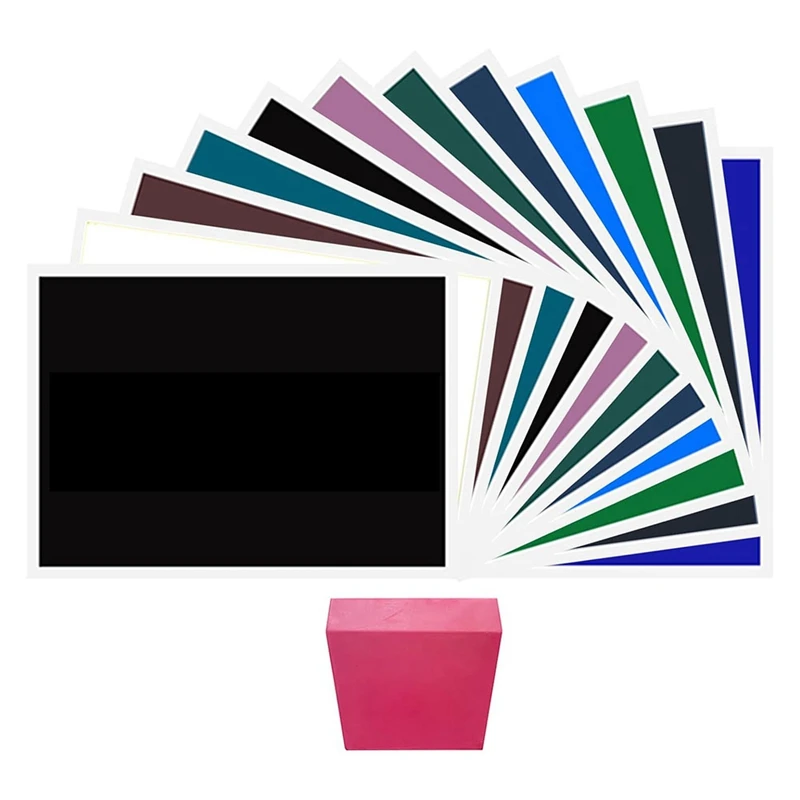 

12 Colors Laser Marking Paper For DAJA XTOOLWAINLUX Crealtiy TTS CO2 Fiber UV Diode DIY Laser Marking Engraver Cutte Durable