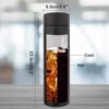Coffee Cup, Teapot, Smart Sports Bottle with LED Temperature Display, 17 Oz Insulated Stainless Steel Water Bottle 2