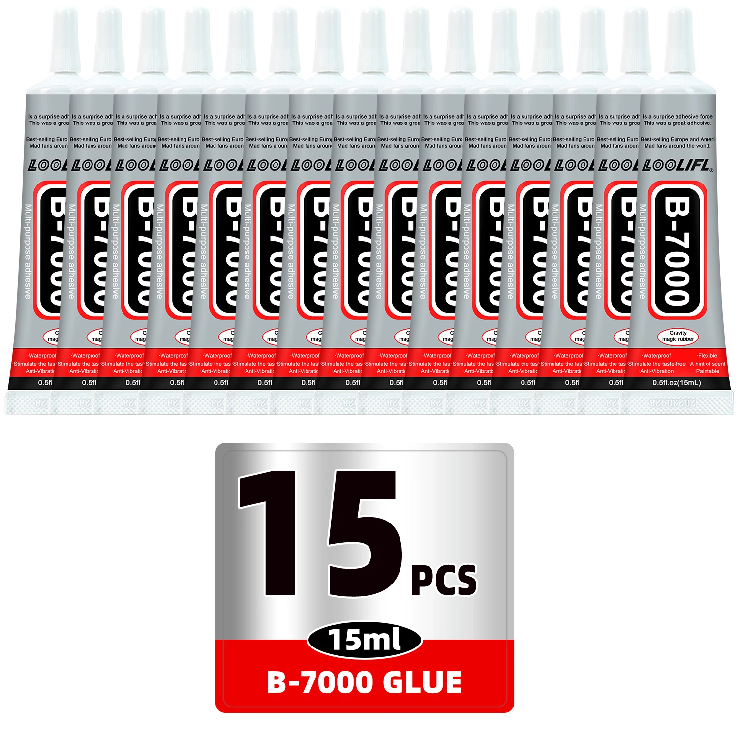 High-Strength Waterproof Transparent Repair Adhesive with Precision Applicator - Ideal for Screen, Glass, and Plastic DIY Projects