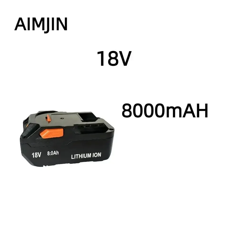 

Литий-ионный аккумулятор 8000 мАч 18 в для RIDGID R840087 R840085 L1815R L1850R L1830R R840083, беспроводной электроинструмент