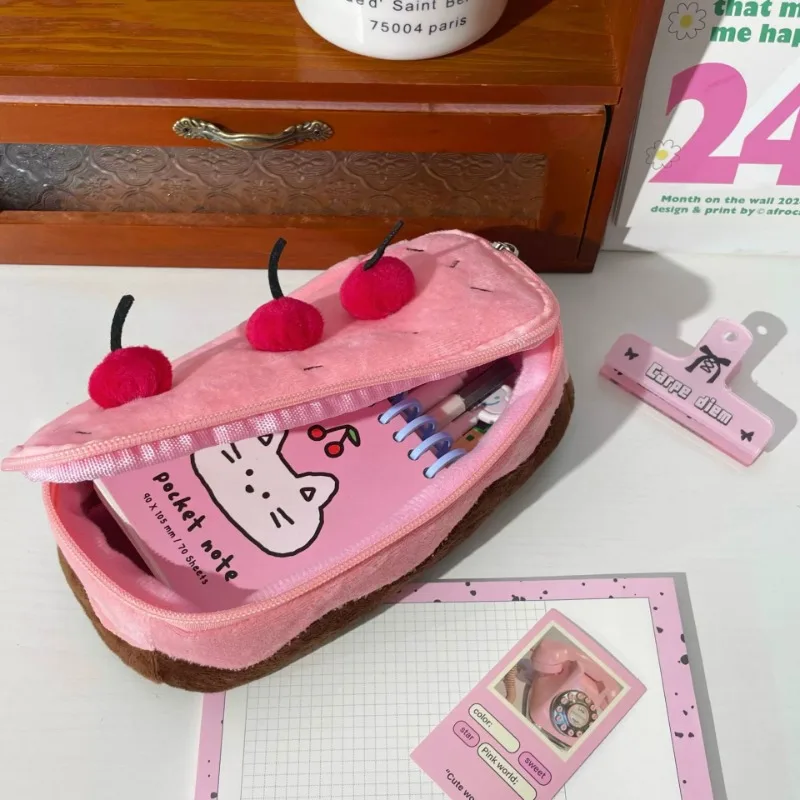 Sweet Cherry Pencil Case for Kids Girl