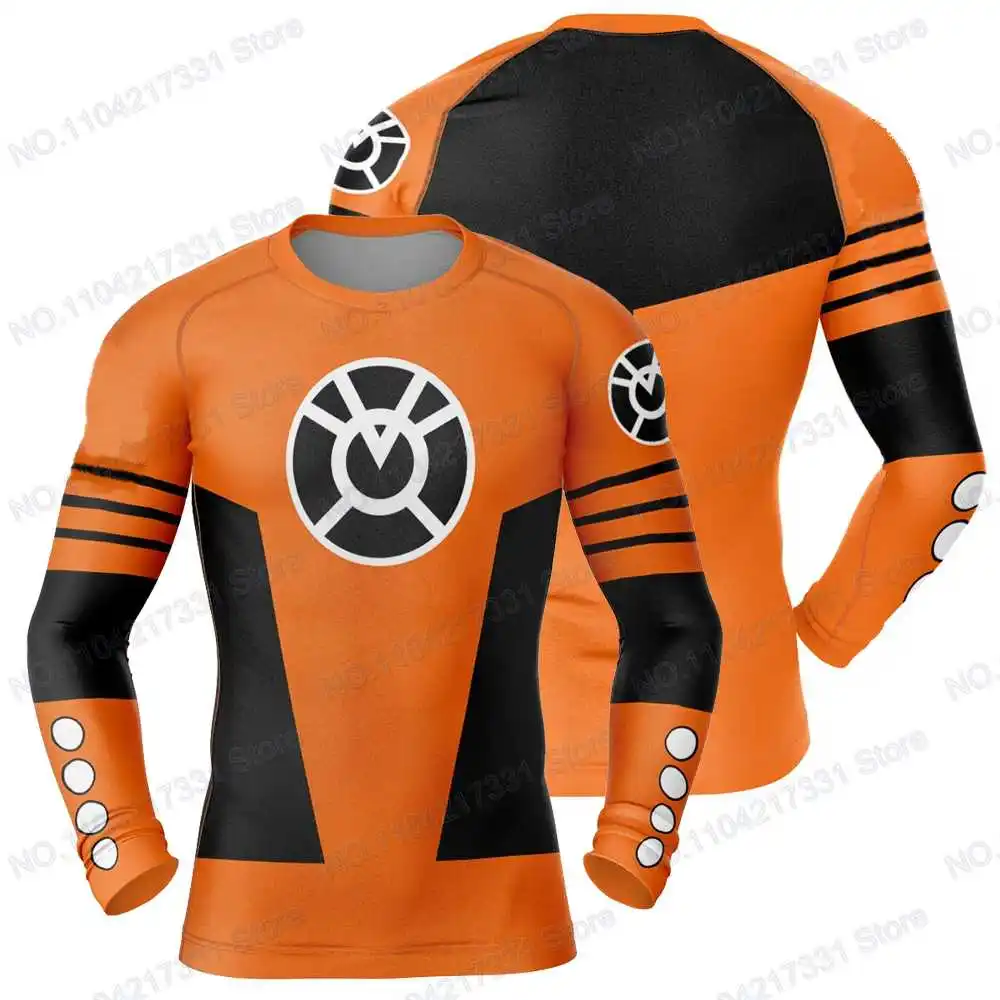 الرسوم المتحركة الشعبية فيديو أنيمي تصفح جيرسي ملابس الشاطئ الغوص رياضة طويلة الأكمام بنطلون MMA BJJ الرجال جيو جيتسو اللياقة البدنية مجموعات