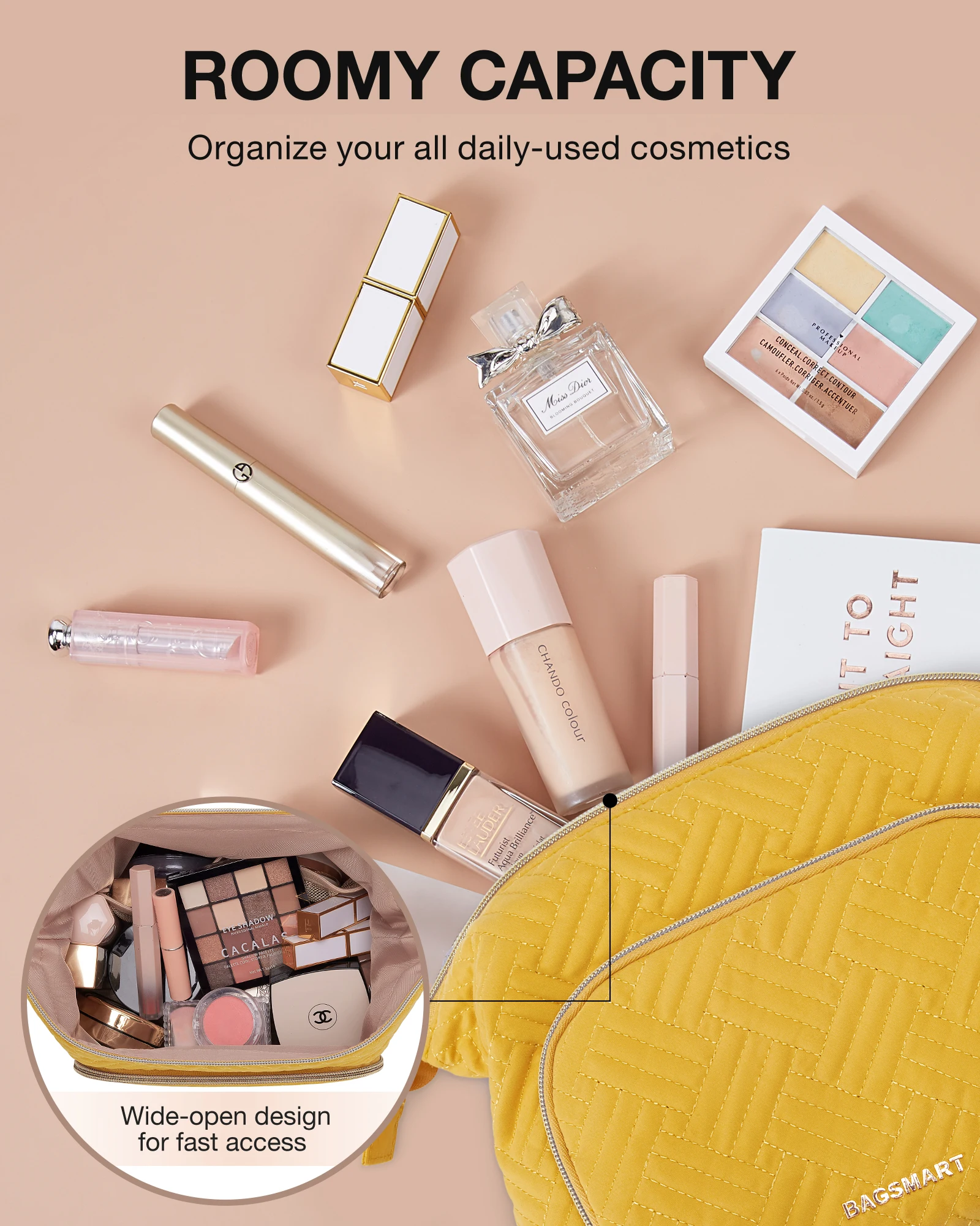 Mesh pockets interior