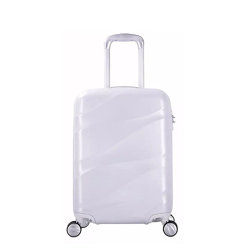 

Quality Gradient colors White color hard case travel S/M/L 20/24/28inch luggage bags