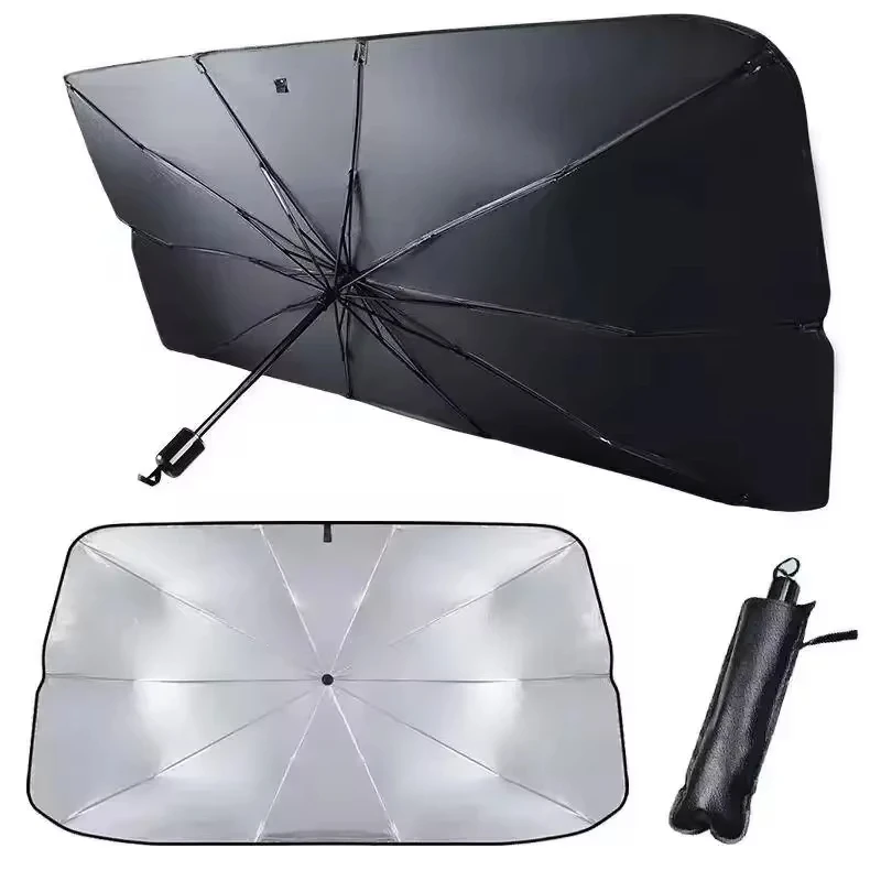 Car Sunshade Umbrella Portable Foldable Windshield Protector Parasol for Auto Window Shading Summer Sun Protection Accessories windshield sunshade car sunshade windshield sun shade