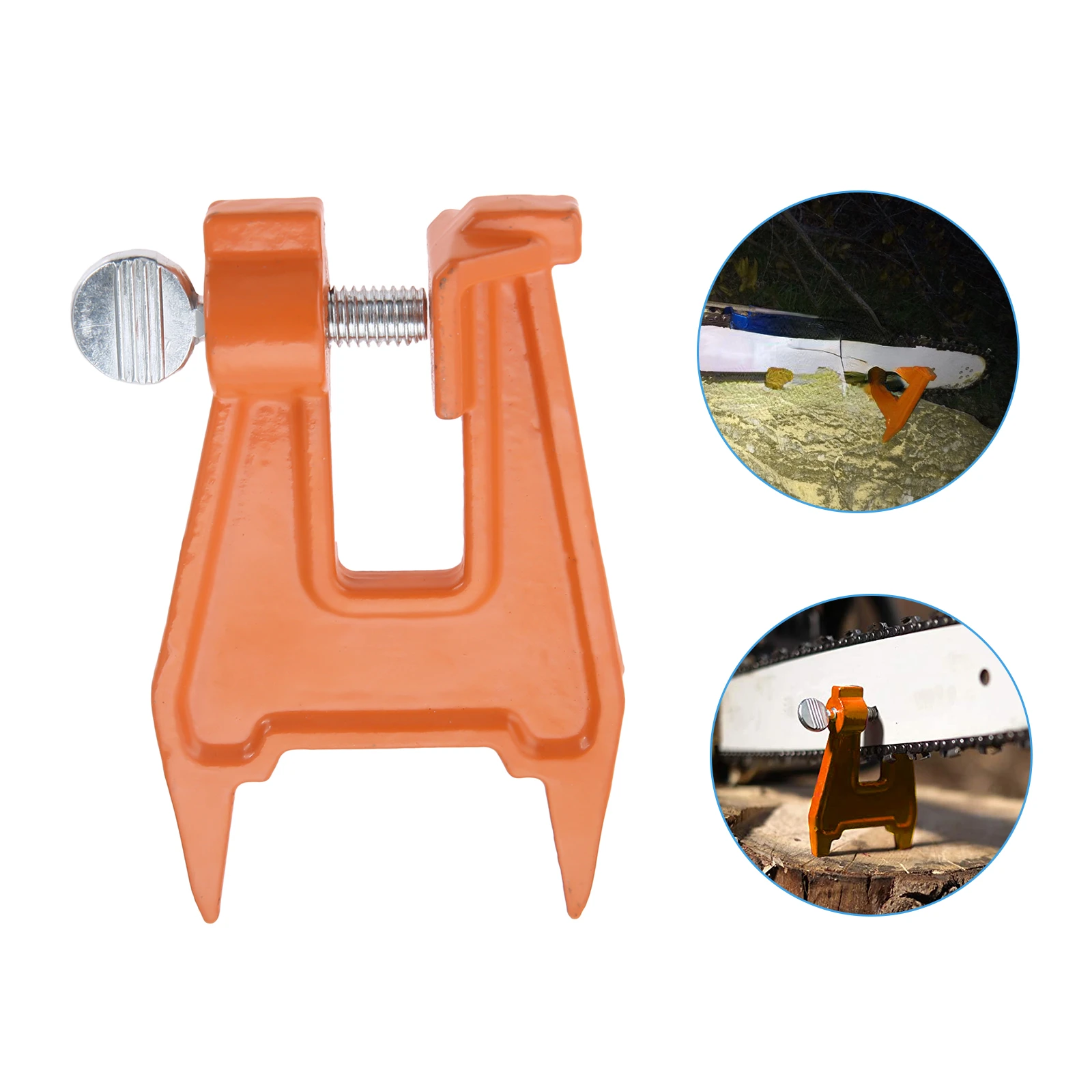 1PC Professional Clamp Stump Vise Saw Chain Sharpening Tool Chainsaw