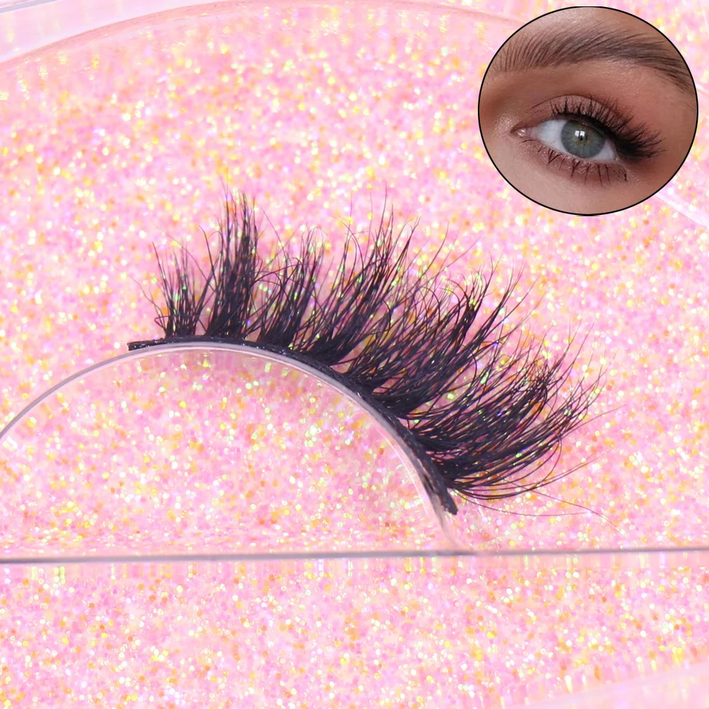 Half Eyelashes Foxy Eyes Soft Half Eye Lash 3D Mink Lashes Wispy Natural False Eyelashes Halves