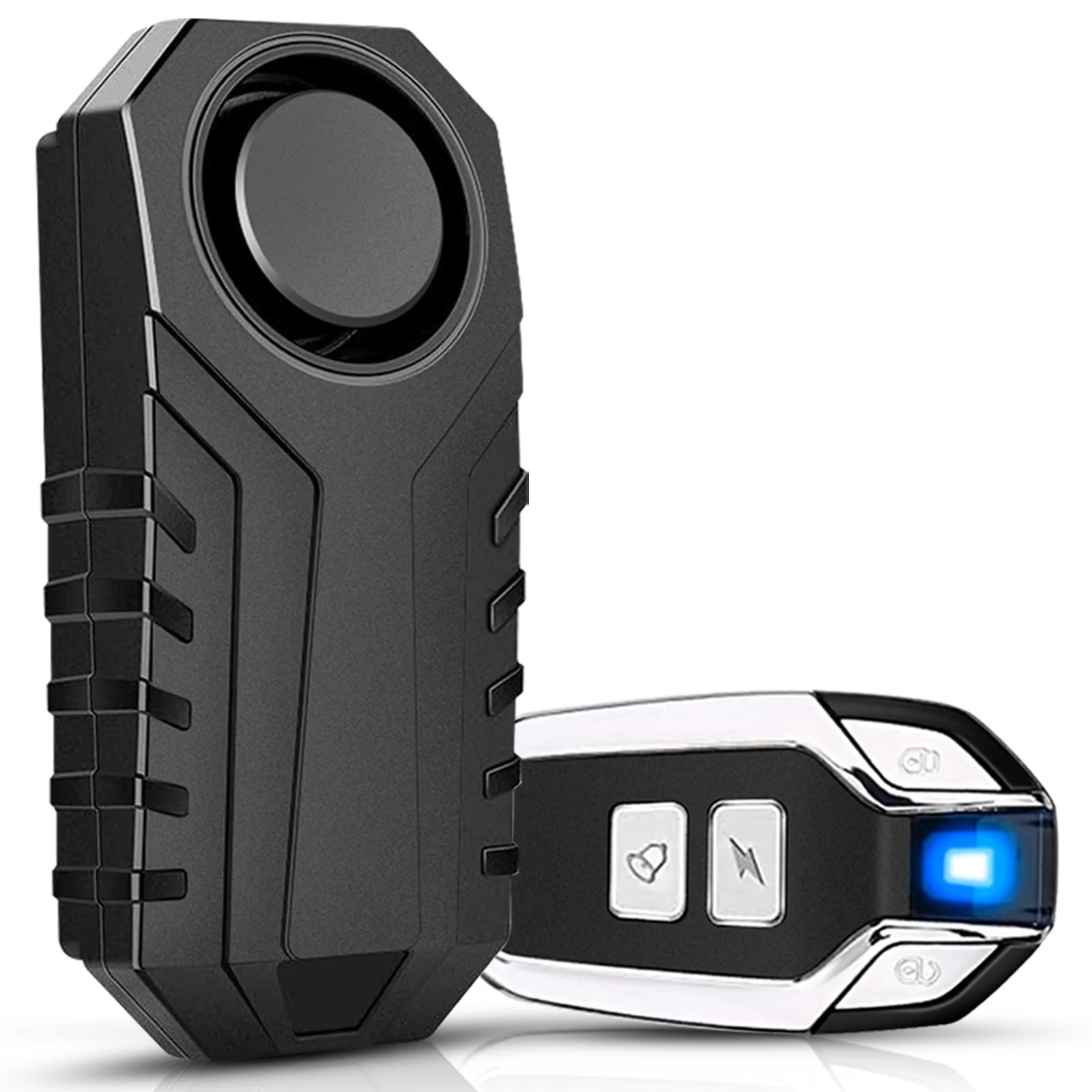 Wireless Motorcycle and Bicycle Security Alarm – 113dB Loud, Anti-theft, and Waterproof