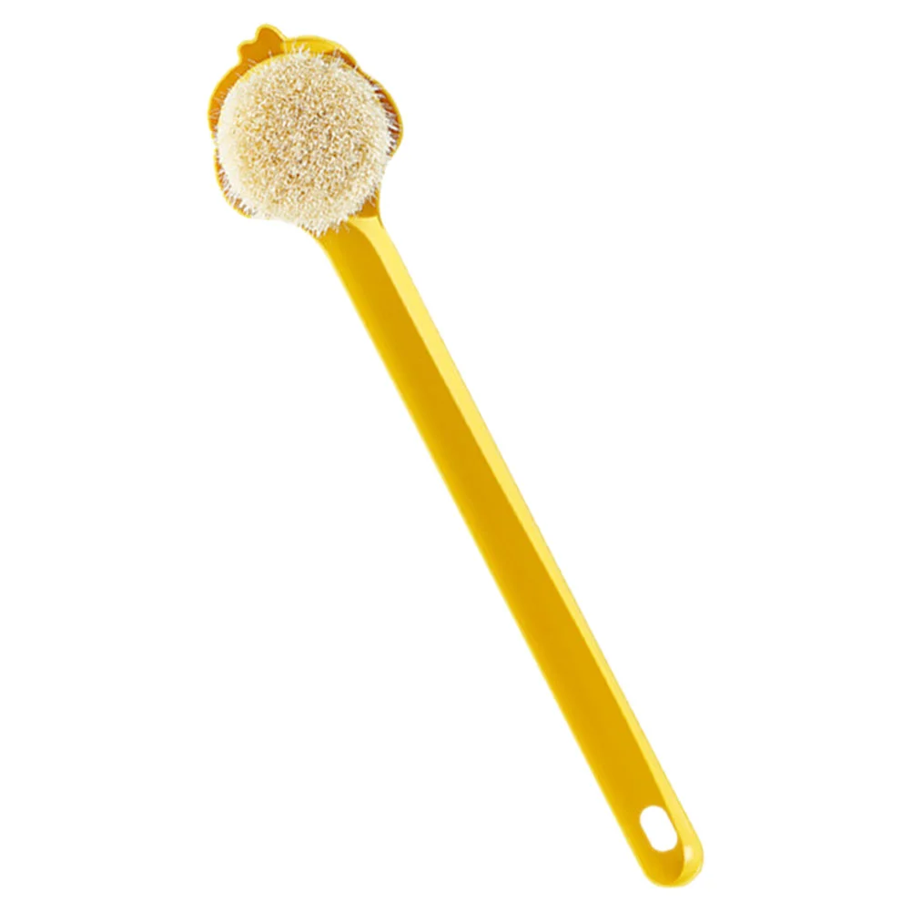 Little Yellow Duck Bath Brush Back Long Handle for Shower Scrubber Body Washing