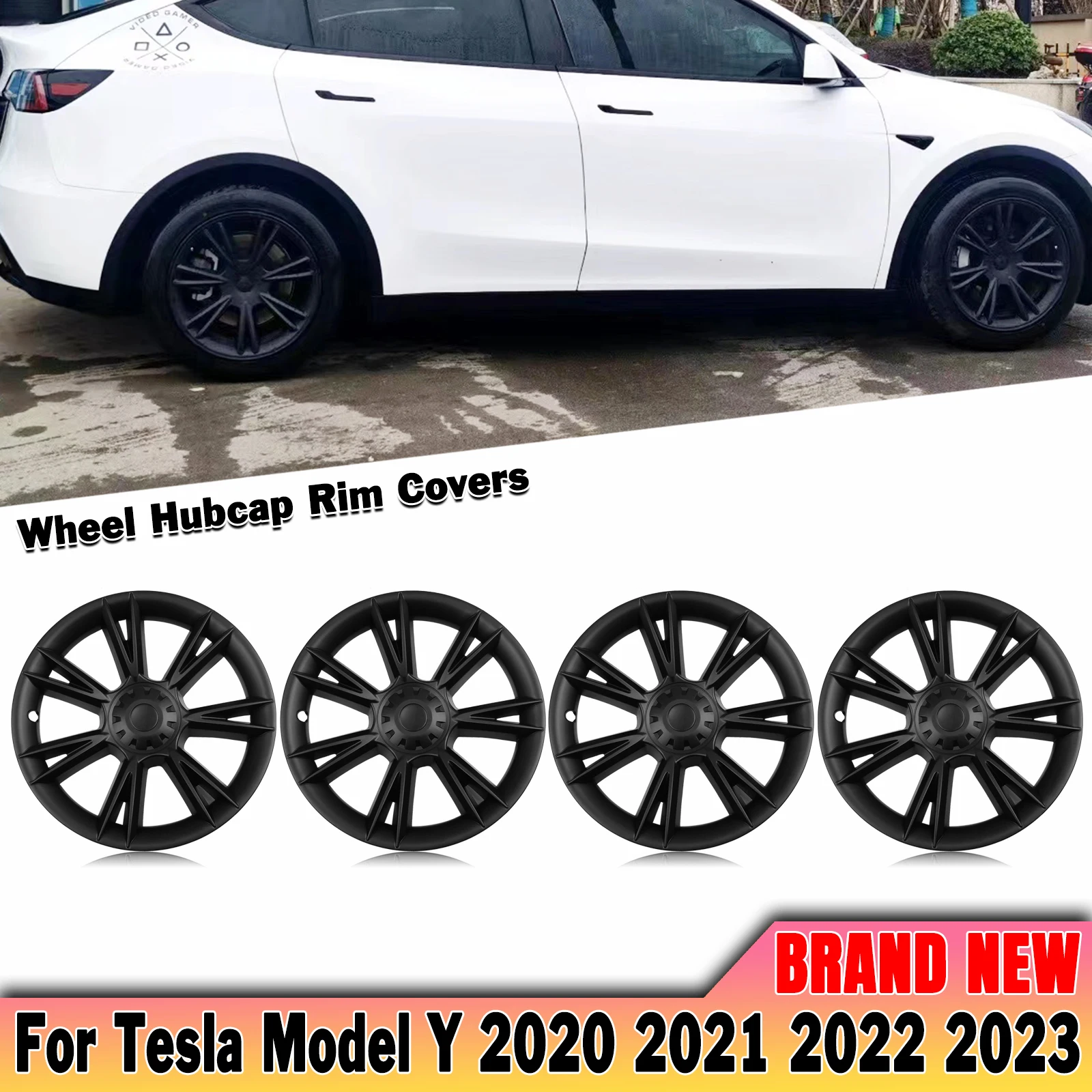

4 шт., задняя крышка для автомобиля Tesla модели Y 2020-2024