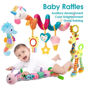 Plush Giraffe Hand Rattle 1