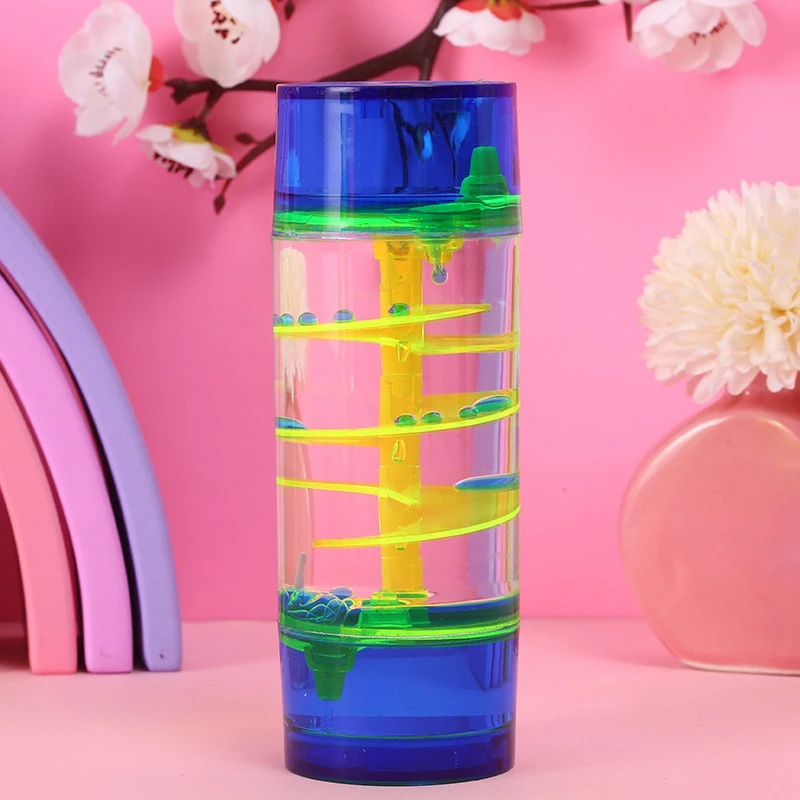 Hourglass Center Column Turntable Oil Drop Hourglass Jelly Color Leisure Daze Oil Leak Home Crafts Decor