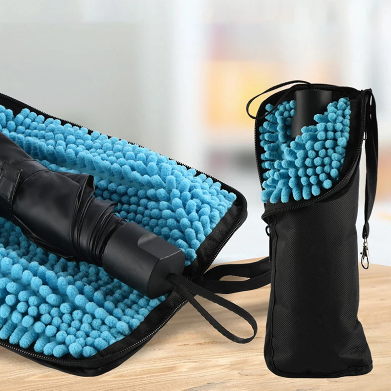 Umbrella Storage Bag Water-Absorbing Umbrella Bag Microfiber Waterproof Portable Cover For Home Package