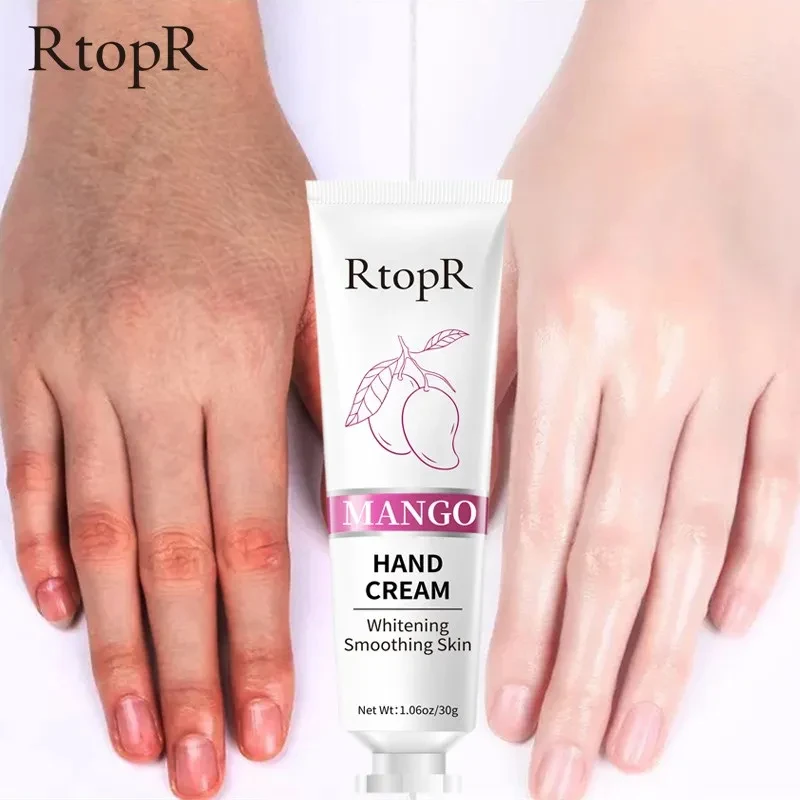 

RtopR Nourishing Hand Cream Mango Moisturizing Liquid Anti-crack Moisturizing Exfoliating Repair Hand Lotion Whitening Skin