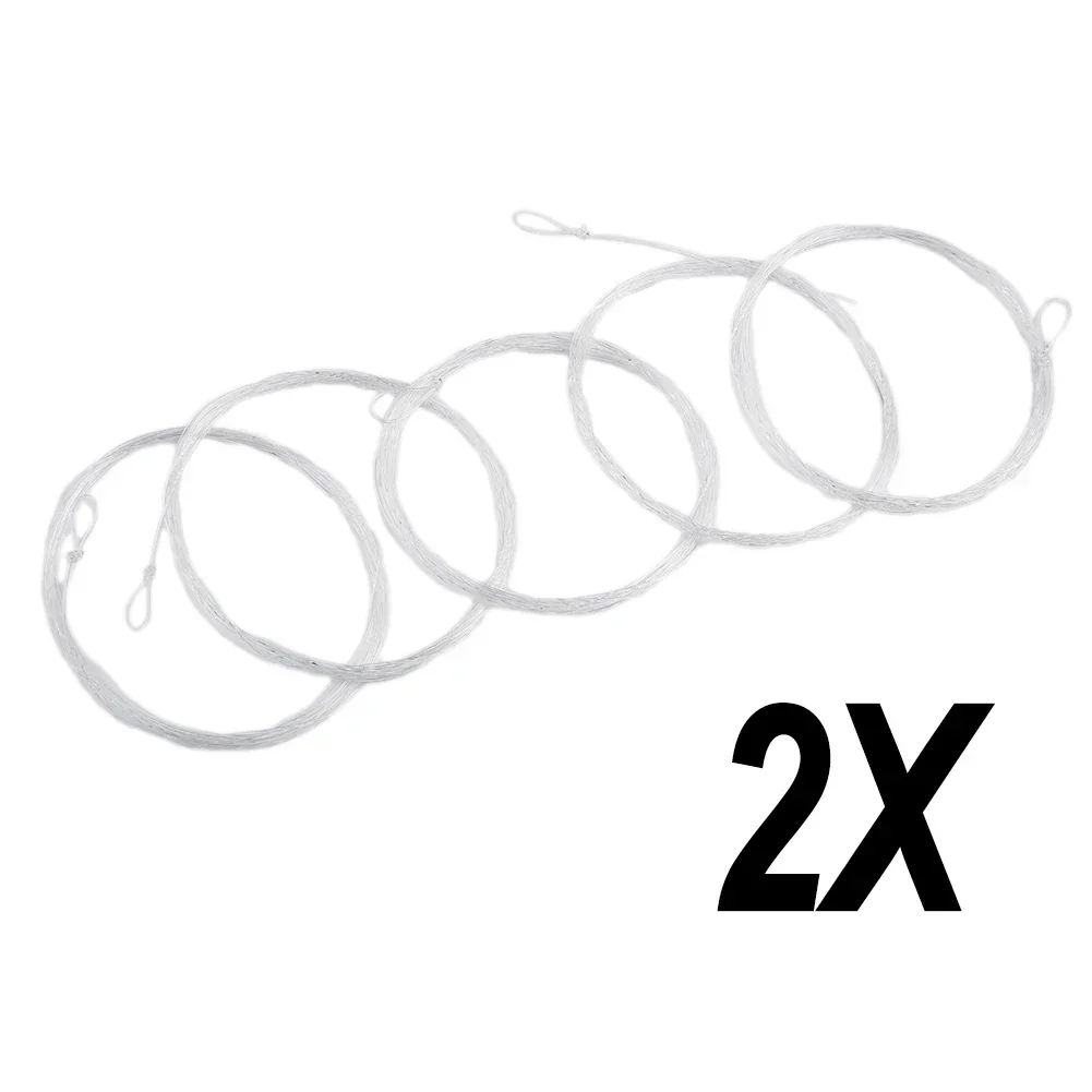 5Pcs Tapered Leader Fly Fishing Line 9FT 0X-7X fishing line