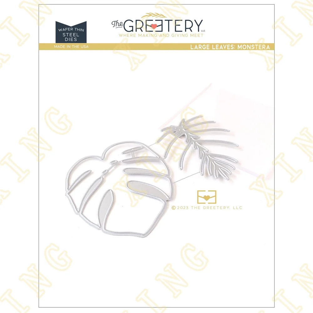 

Monstera Metal Cutting Die Scrapbook Embossed Paper Card Album Craft Template Cut Die Stencils New for 2023 Arrival Hot Sale