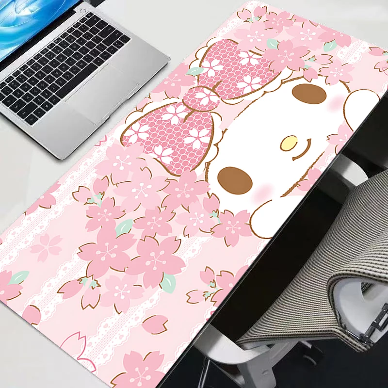 마이 멜로디 마우스 패드 게임 900x400 고무 미니 PC 내구성 키보드 노트북 컴퓨터 스피드 데스크 매트 게임 액세서리 마우스패드