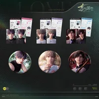 Sunsyea Love and Deepspace Official Merch Original XSSH Series Cards Set Badge Shen Xinghui Qi Yu Li Shen