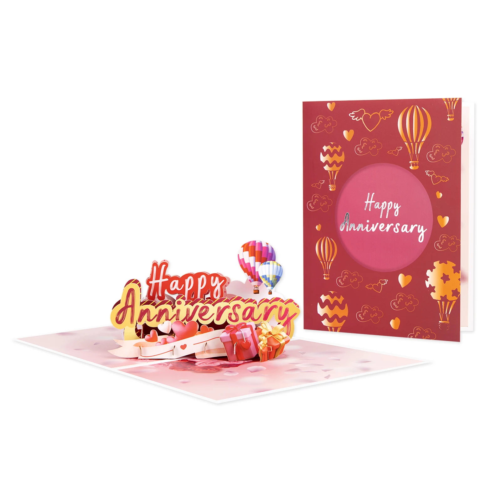 3D 팝업 카드 꽃 생일 카드 기념일 선물 엽서, 메이플 벚꽃 나무, 청첩장 인사 카드