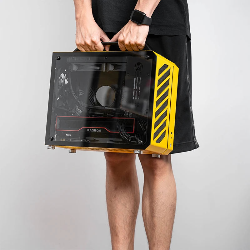 Braveman Mechanic Master C28 PULSE ITX/MATX Motherboard/Full Tower/Water-Cooled Portable Computer Case With TemperedGlass