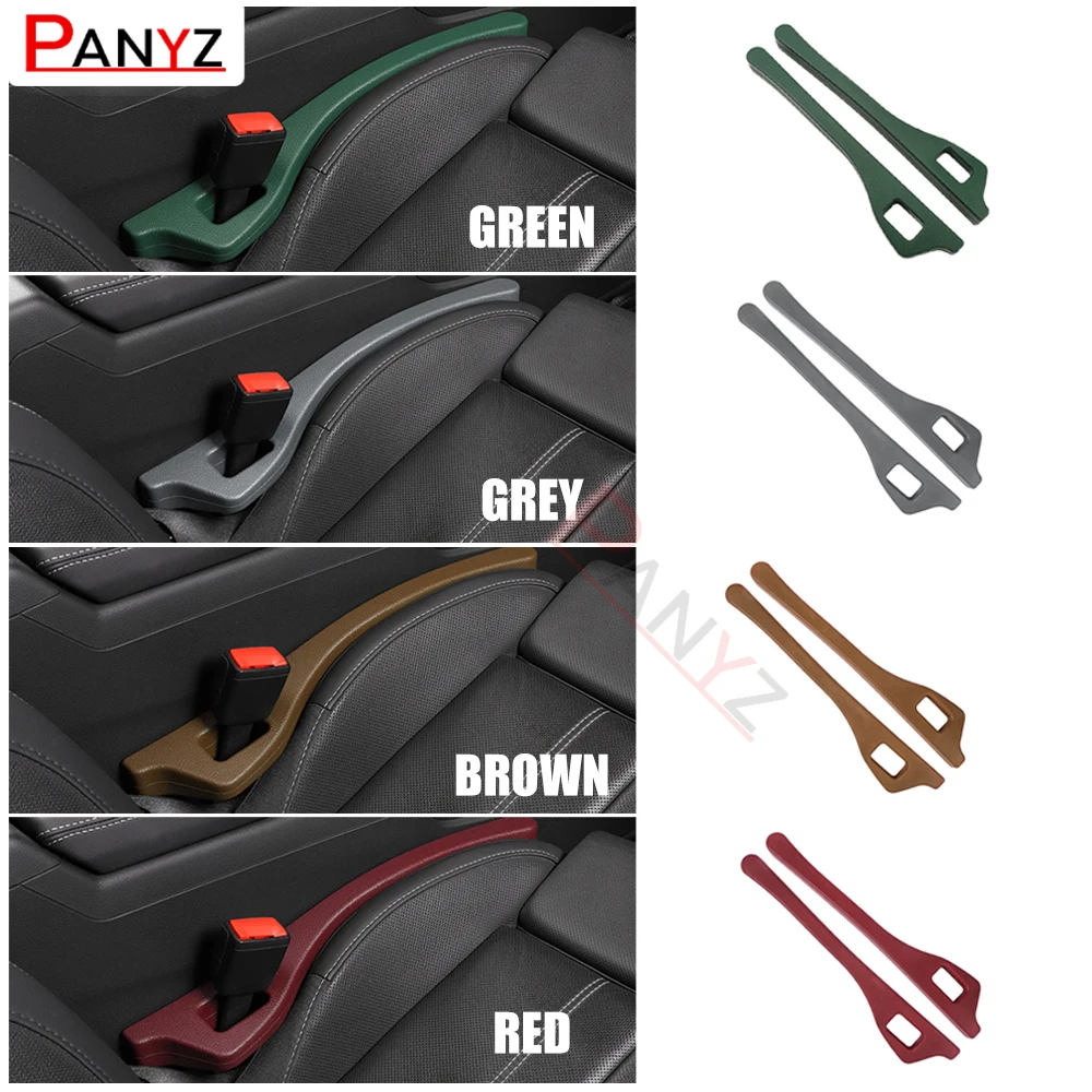 Car Seat Gap Filler Universal PU Leak-proof Filling Strip Anti-Drop Seat Gap Strip With Hole Car Decor Auto Interior Accessories