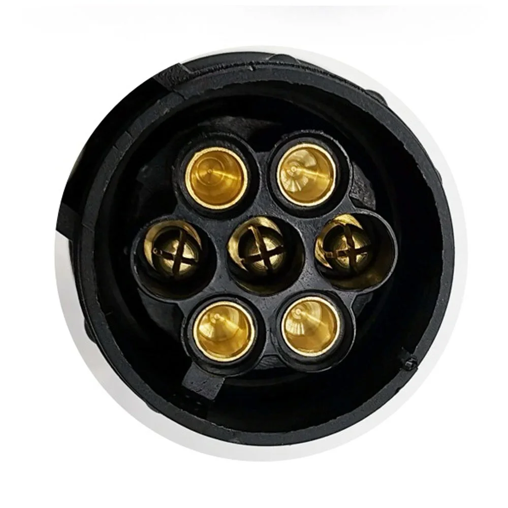 Trailer Socket Converter 1 Pc Durable 13 To 7 Pin Plug Adapter Trailer Connector 12V Towbar Towing Waterproof Socket Adapter