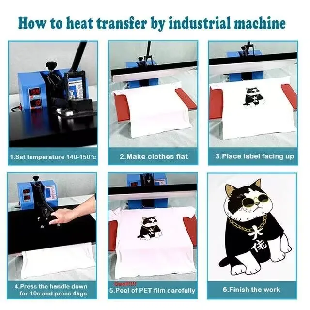 Description Picture 2 of itemCustom Your Logo Printed Stickers, Heat Transfer Garment Labels, Iron on Clothing, Washable Collar, Shirt Tags, 1Meter a Lot