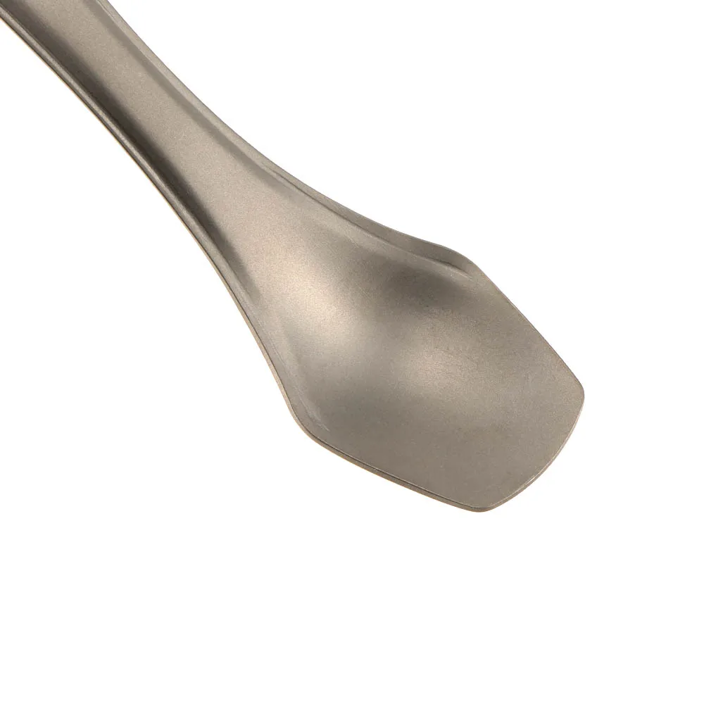 Camping Cutlery Portable Tableware Camping Cookware Portable Cutlery Titanium Tableware Lixada Titanium 3 in 1 Spork Fork Knife Outdoor Camping Picnic Tableware Cookware Ultralight Spoon Fork For Outdoor Picnic BBQ
