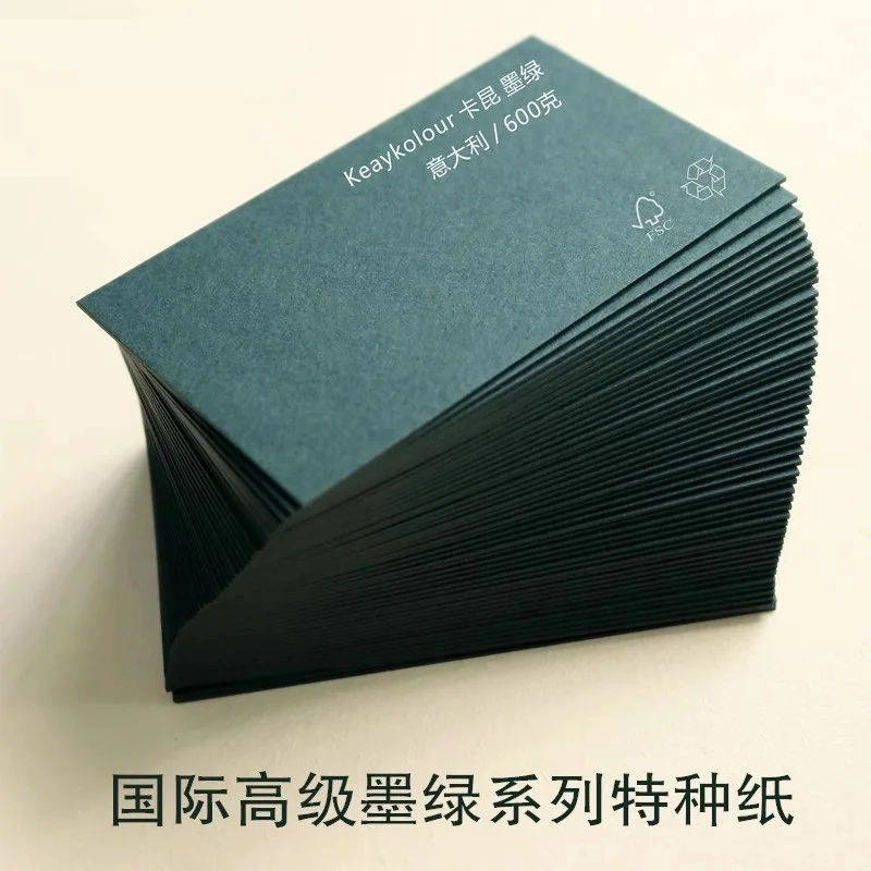 

600gsm Card Stock Sample for Business Cards Customized High Grade Letterpress/Foil High Grade