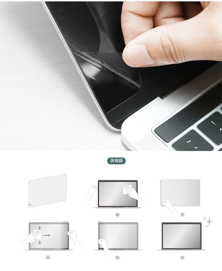 3pcs Matte Anti Glare Screen Protector for macbook Pro 13 2020
