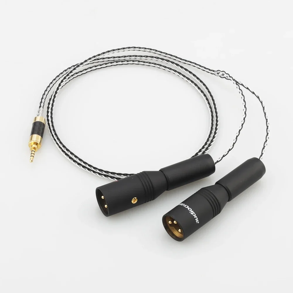 Astell & Kern AK100II, AK120II, AK240, AK380, AK320, DP-X1A, FIIO X5III 용 하이 엔드 TRRS 밸런스 수-2 XLR 수 케이블, 2.5mm